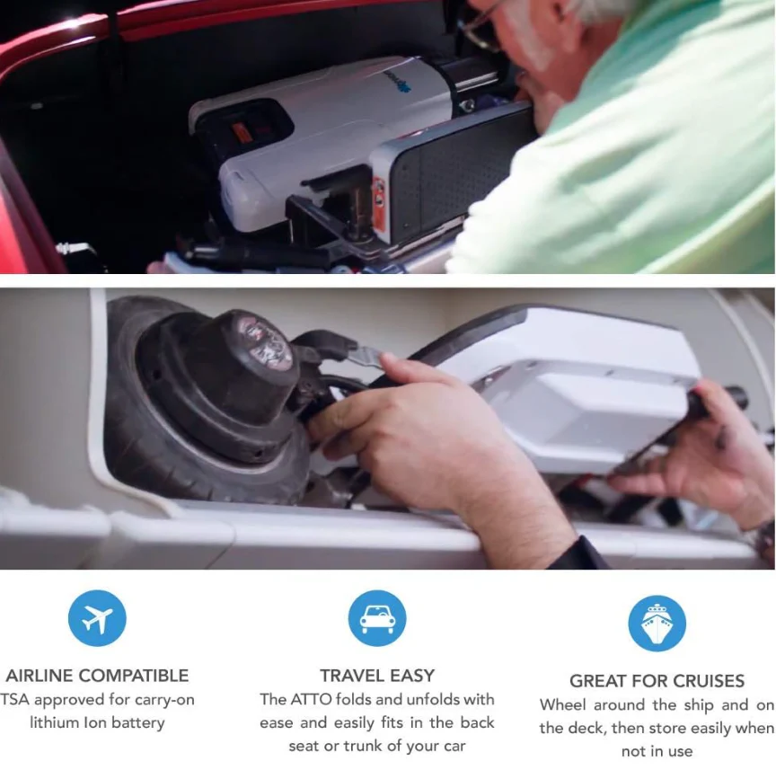 ATTO Folding Mobility E Scooter - Image 11