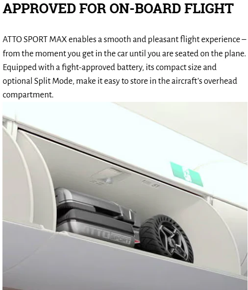 ATTO Folding Mobility E Scooter - Image 20