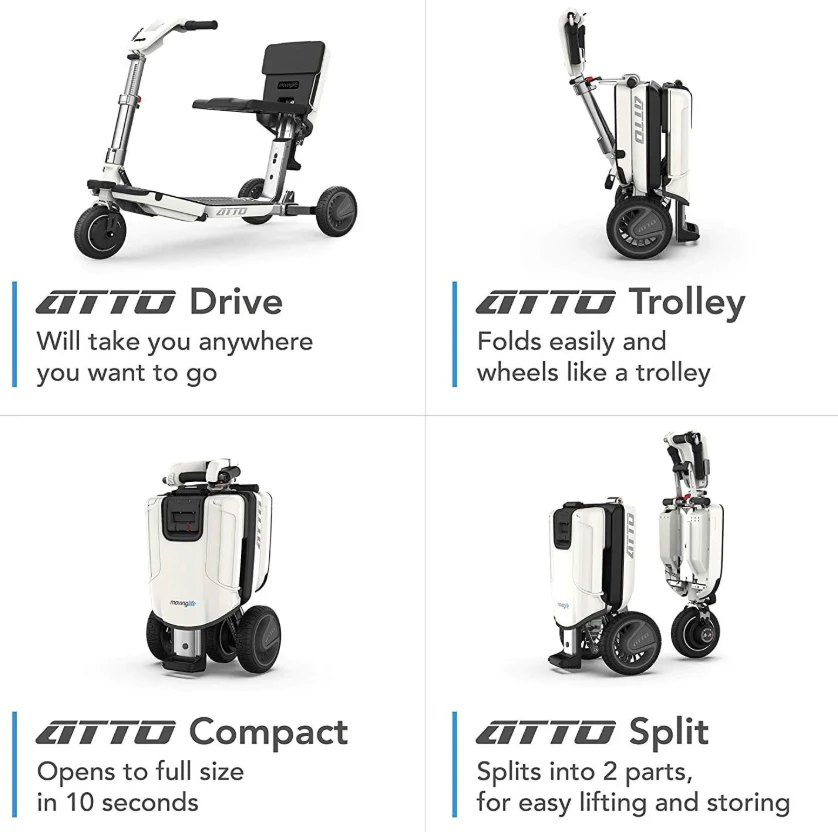 ATTO Folding Mobility E Scooter - Image 3