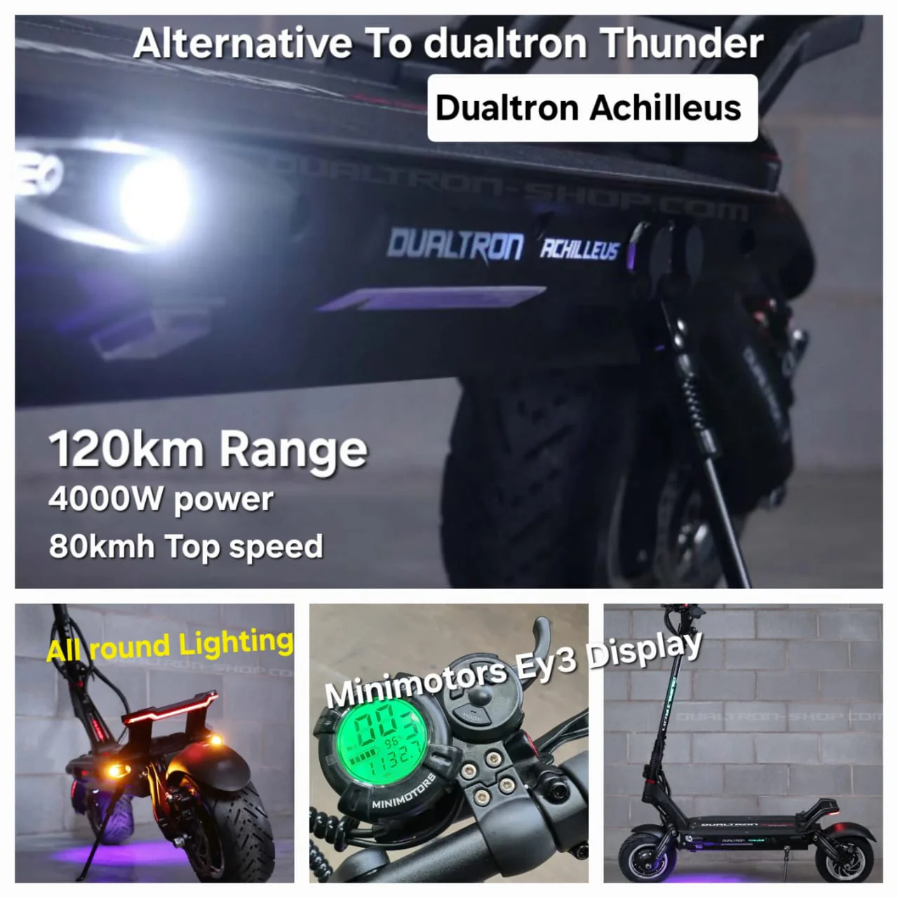 DUALTRON ACHILLEUS Electric Scooter 60V 35Ah - Image 3