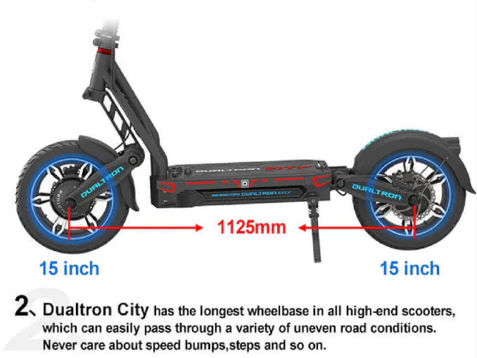 Dualtron City Electric Scooter 60V 25Ah 2000W - Image 3