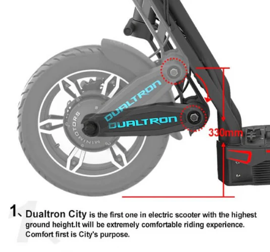 Dualtron City Electric Scooter 60V 25Ah 2000W - Image 4