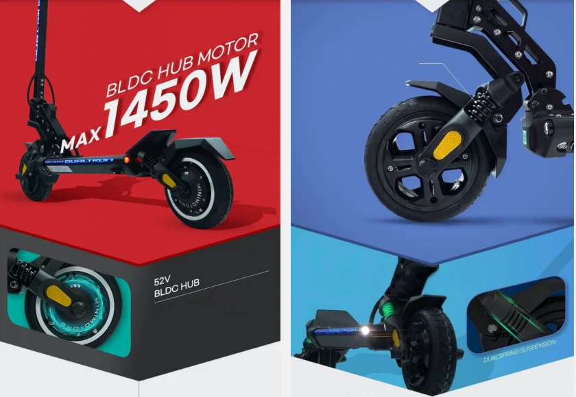 Dualtron Mini Electric Scooter 52V 17.5Ah LG - Image 5