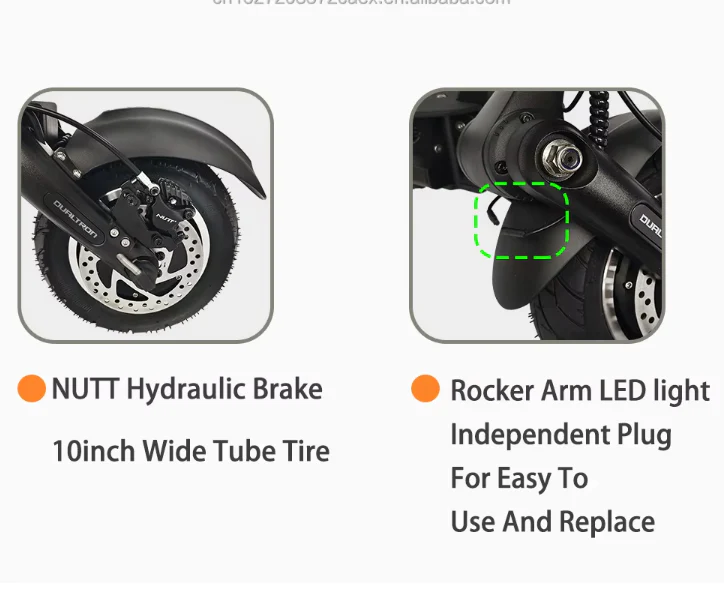 DUALTRON VICTOR LUXURY PLUS ELECTRIC SCOOTER 60V 35Ah LG 1700W Dual MOTOR - Image 14