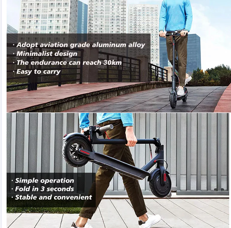 Electric Scooter 350w Easy Folding & Carry Design - Image 4