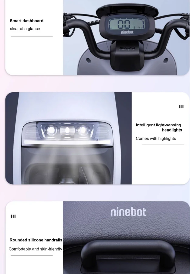 Ninebot A80+ Electric Bike 80km Range 2024 Model - Image 8