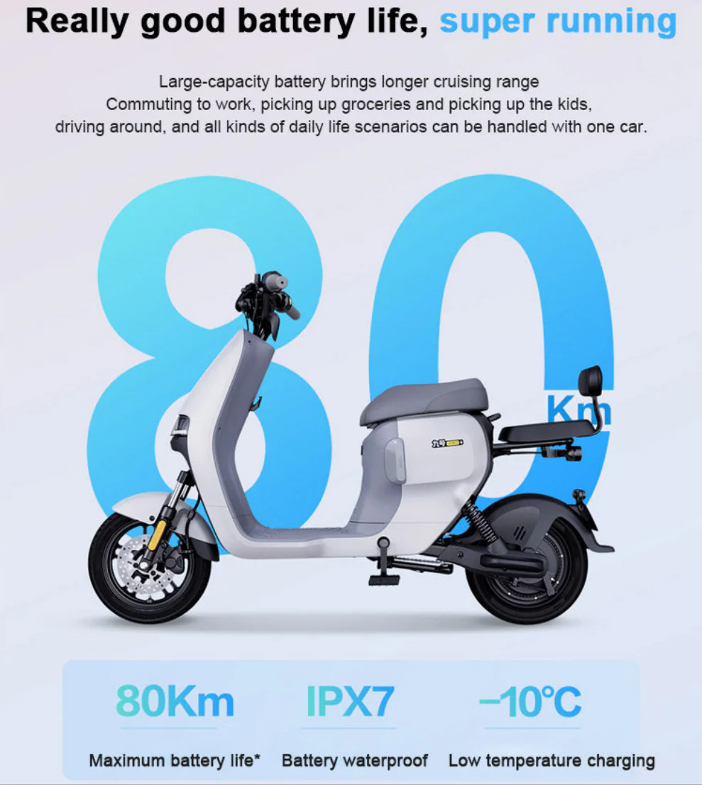 Ninebot A80+ Electric Bike 80km Range 2024 Model - Image 9