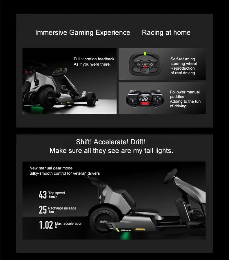 Segway Ninebot GoKart 2024 Version PRO 2 Max Speed 43 Km/H Racing and Immersive Gaming Combo - Image 22