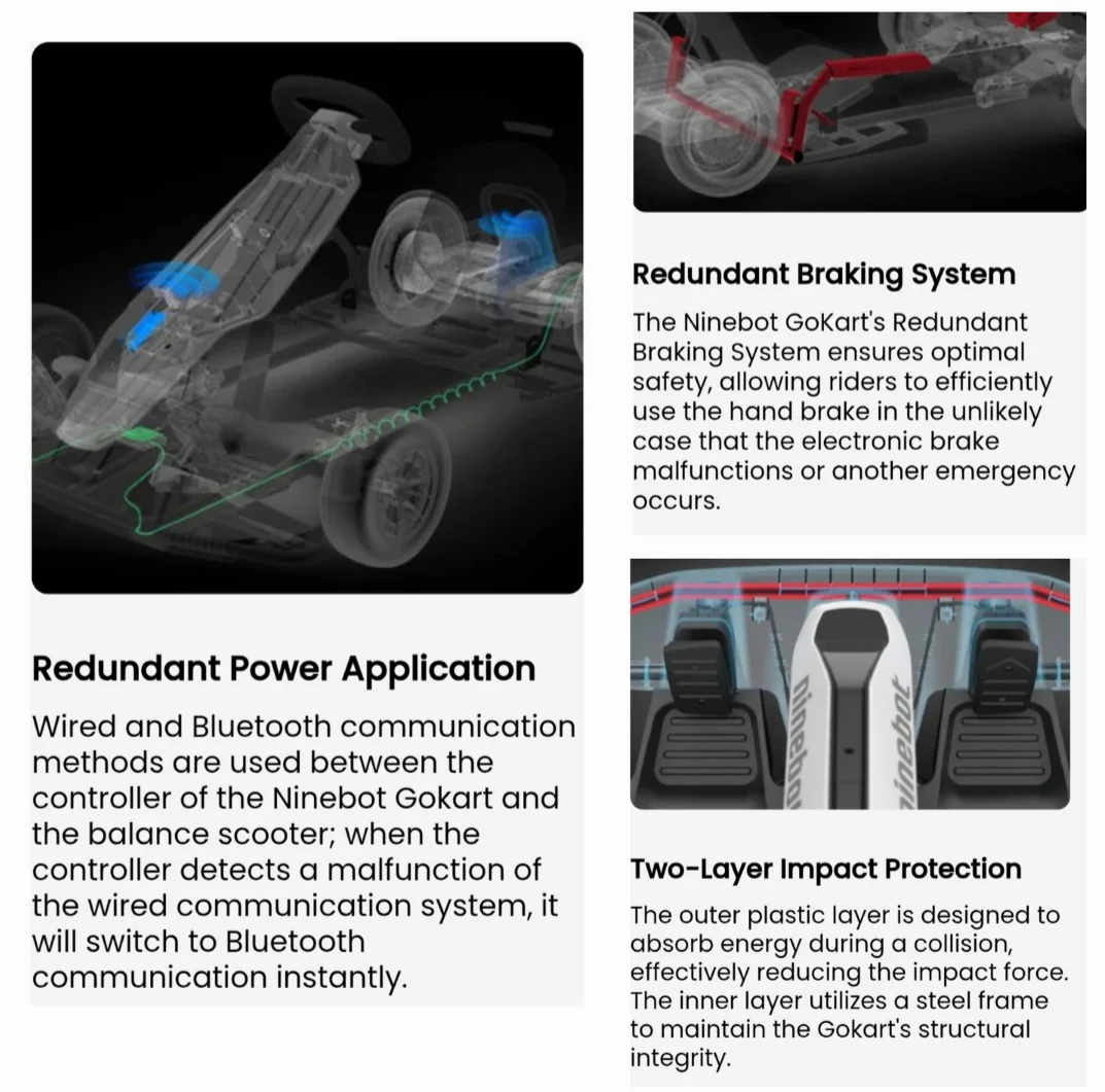 Original Ninebot Gokart Kit Version 2 + Ninebot Mini S Self Balance Scooter - Image 12