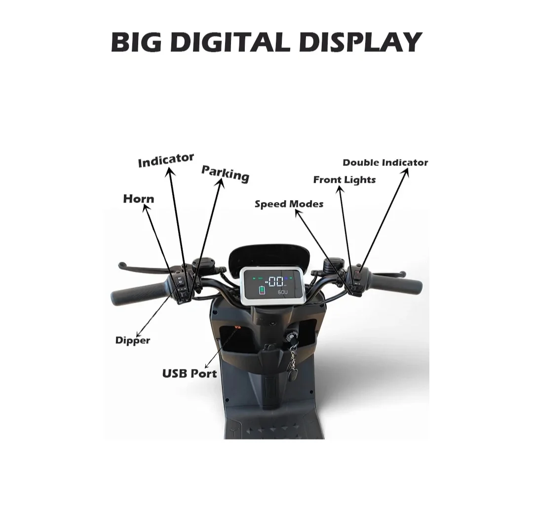 WINDHORSE M5 City Electric Scooter - Image 6