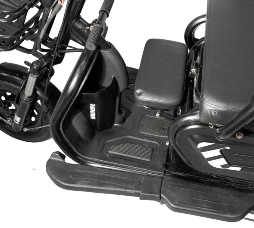 X3B Electric Bicycle Three wheel motorcycle 350W 48V 40KM Range with kids seat - Image 11