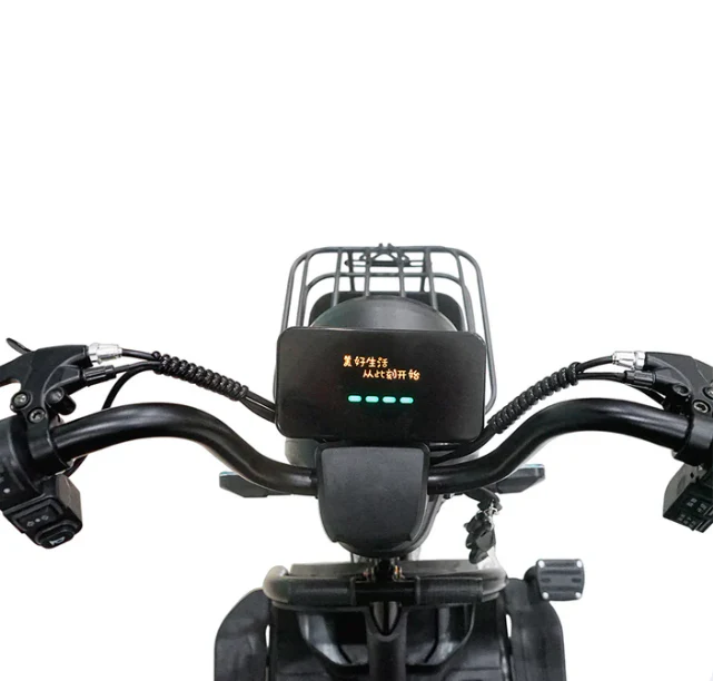 X3B Electric Bicycle Three wheel motorcycle 350W 48V 40KM Range with kids seat - Image 7