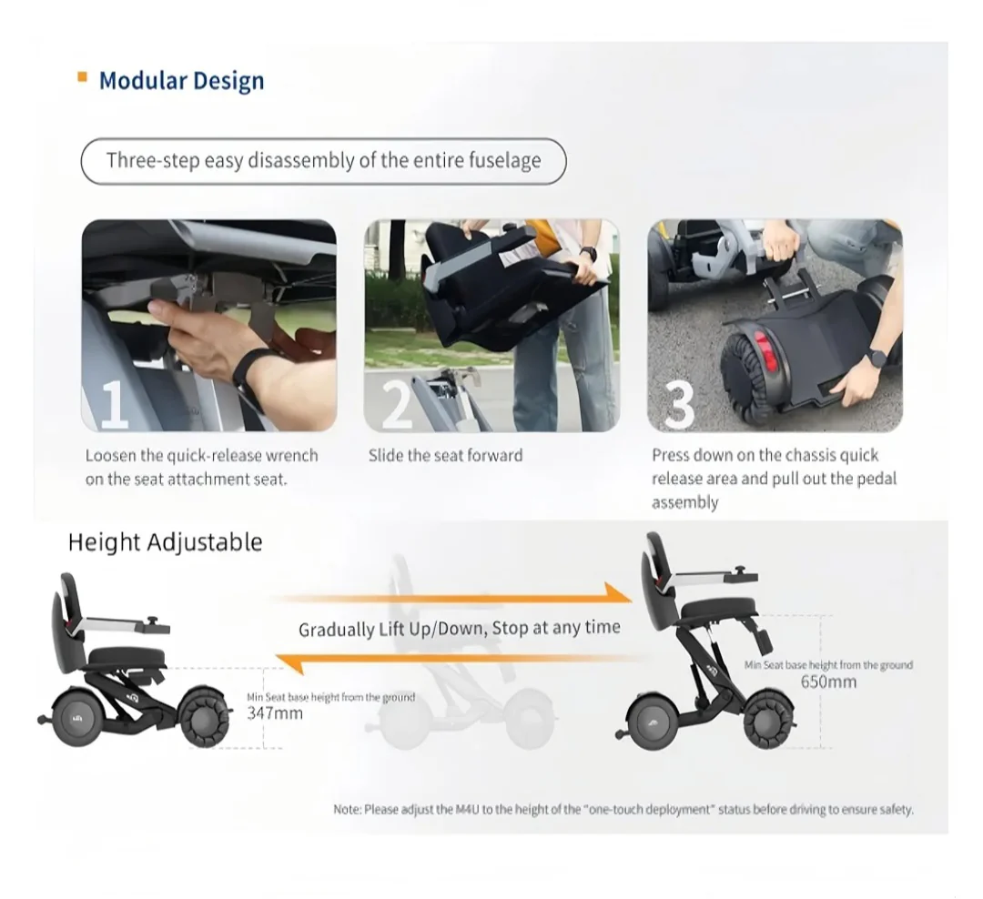 XSTO M4 Intelligent Mobility Scooter - Image 9